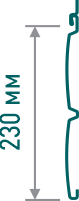 Ясень, 230 мм
